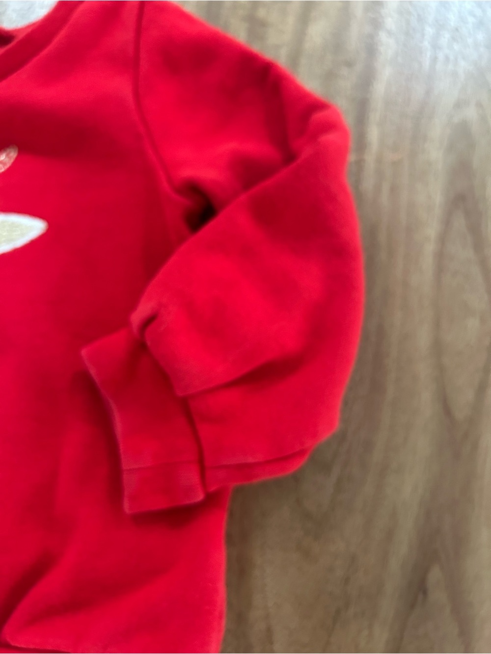 Carter's Red Reindeer Appliqué Sweatshirt - Picture 4 of 6